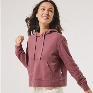 Pact Essential Vintage Hooded Pullover Marsala